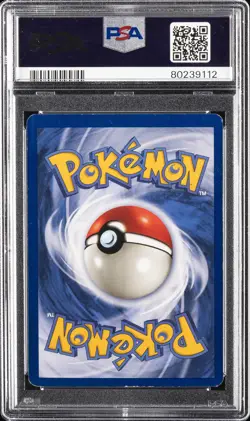 1999 POKEMON FOSSIL #4 DRAGONITE-HOLO PSA 5 - Image 2