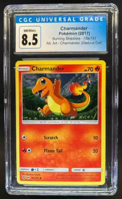 2017 Pokemon Burning Shadows All Art Charmander #18a/147 CGC 8.5 - Image 1