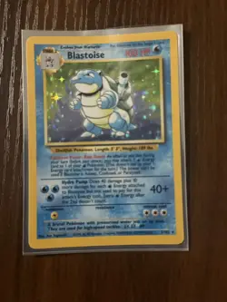 Pokemon 1999 Base Set Holo Shadowless Blastoise 2/102 - Image 1