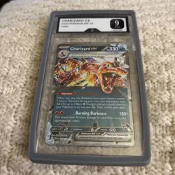 2024 POKEMON PAF EN-PALDEAN FATES #054 CHARIZARD EX Sigma Graded 9 Mint - Image 1