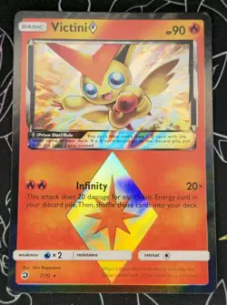 Pokemon Victini Prism Star 7/70 Dragon Majesty Ultra Rare Holo - Image 1