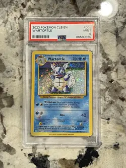 Pokemon Classic Collection Wartortle Holo CLB 002/034 PSA 9 - Image 1