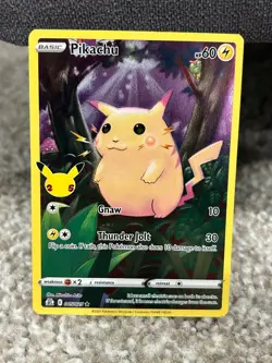 Pikachu ⭐ 005/025 Holo Rare Celebrations 2021 Pokemon NM - Image 1