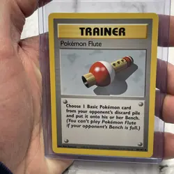Pokemon Flute Uncommon Base Set 086/102 NM/MT Vintage Pokemon Nintendo WOTC TCG - Image 1
