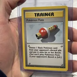 Pokemon Flute Uncommon Base Set 086/102 NM/MT Vintage Pokemon Nintendo WOTC TCG - Image 2