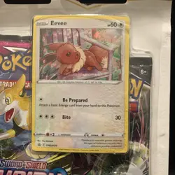 Pokemon TCG SWSH Fusion Strike 3 Pack Blister Booster Eevee Promo New Sealed 820650809200 - Image 3