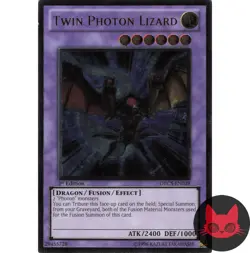Yugioh Twin Photon Lizard ORCS-EN039 Ultimate Rare 1st Edition LP - Image 1