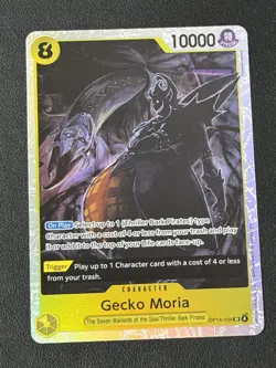One Piece The Azure Sea's Seven - GECKO MORIA SR OP14-104 English CCG - Image 1