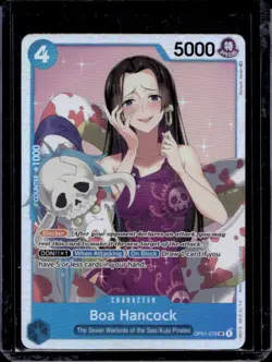 2022 One Piece Romance Dawn Boa Hancock Super Rare #OP01-078 - Image 1