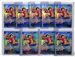 (9) Lot 2025 One Piece PRB02 The Best Vol. 2 Monkey D. Luffy #PRB02-005 SR - Image 1