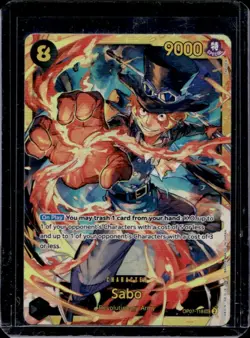 2024 One Piece 500 Years in the Future Sabo Secret Rare #OP07-118 - Image 1