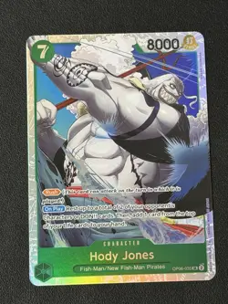 English One Piece Hody Jones OP06-035 SR Wings of the Captain TCG - Image 1
