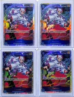 (4) Lot 2025 One Piece Carrying On His Will OP13 Yamato #OP13-054 SR - Image 1