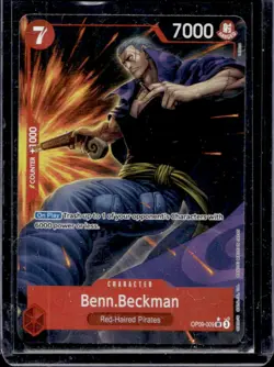 2024 One Piece Emperors in the New World Benn Beckman VAR #OP09-009b - Image 1