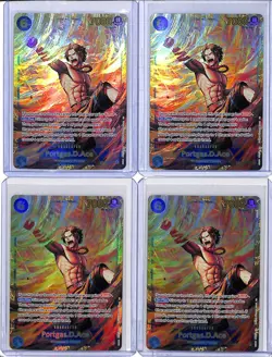 (4) Lot 2025 One Piece Carrying On His Will OP13 Portgas.D.Ace #OP13-119 SEC - Image 1