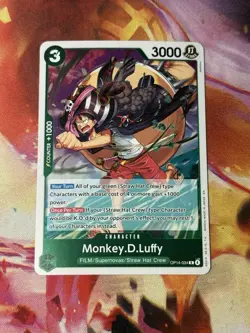 Monkey D Luffy - OP14-034 The Azure Sea’s Seven Foil One Piece - Image 1