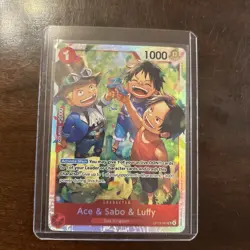 One Piece CCG OP13-007 Ace & Sabo& Luffy #B - Image 1