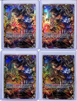 (4) Lot 2025 One Piece Carrying On His Will OP13 Sabo #OP13-120 SEC - Image 1