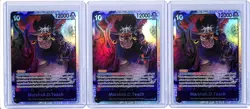 (3) Lot 2024 One Piece OP09 Emperors in the New World Marshall.D.Teach #OP09-093 - Image 1