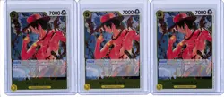 (3) Lot 2025 One Piece PRB02 The Best Vol. 2 Portgas D.Ace #PRB02-018 R - Image 1