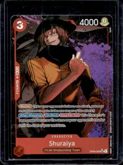 2024 One Piece Wings of The Captain Shuraiya Alt Art #OP06-009 - Image 1