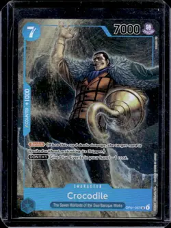 2022 One Piece Romance Dawn Crocodile Alternate Art #OP01-067 - Image 1