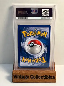 Pokemon TCG Mewtwo Holo Rare Base Set Unlimited WOTC Vintage PSA 6 EXMT - Image 2