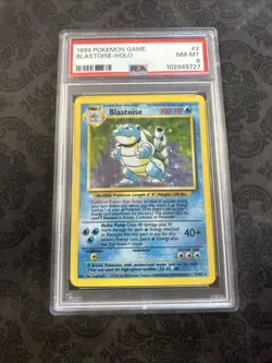 1999 Pokemon Blastoise Holo 2/102 Psa 8 - Image 1