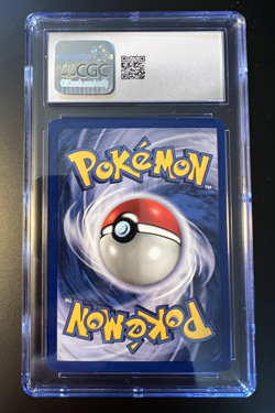 1999 Pokemon Poliwrath First Edition Base Set Shadowless Thin Stamp CGC 9.5 - Image 2