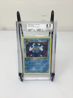 Poliwrath 13/102 Pokemon 1999 Base Set 1st Edition Thin Stamp Holo Beckett 8.5 - Image 1