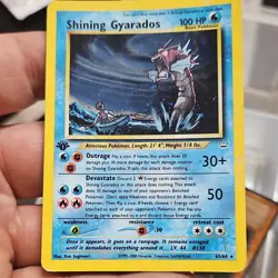 Pokemon Shining Gyarados Neo Revelation 65/64 Holo Secret Rare 1st Edition Engl. - Image 1