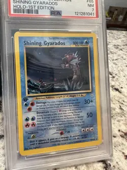 Pokemon Shining Gyarados Neo Revelation 1st Edition Holo Secret Rare #65 PSA 7 - Image 5