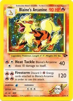Vintage Pokemon Gym Challenge Unlimited WOTC - Pick Your Card Complete Your Set - Image 2