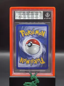 1999 Pokemon Base Set 1st Edition Shadowless Ninetales 12 THICK STAMP BGS 8.5 - Image 2