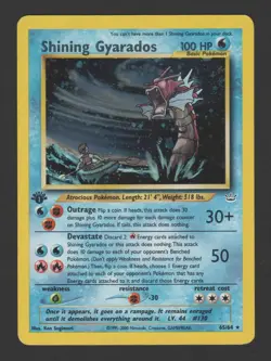 Shining Gyarados Holo Neo Revelation 1st Edition 65/64 ENG - Pokemon Card - Image 1