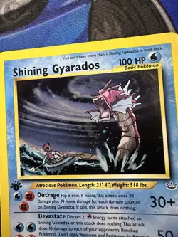 Shining Gyarados 1st Edition #65 Neo Revelation MP - Image 2