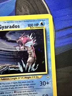 Shining Gyarados 1st Edition #65 Neo Revelation MP - Image 4