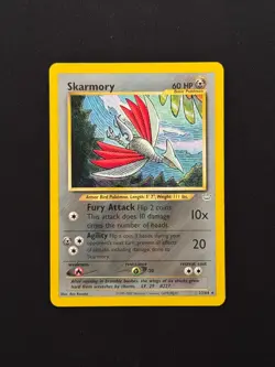 Skarmory Neo Revelation 23/64 Regular Unlimited Rare Pokemon Card WOTC MP - Image 1