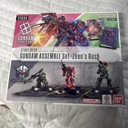 Gundam Card Game Start Deck ST03A Gundam Assemble Set Zeon's Rush Japanese - Image 1