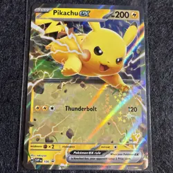 Pikachu ex SVP 106 Black Star Promo Card 2024 Battle Academy Pokemon TCG - Image 1