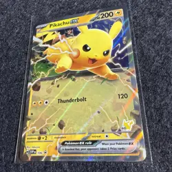 Pikachu ex SVP 106 Black Star Promo Card 2024 Battle Academy Pokemon TCG - Image 2
