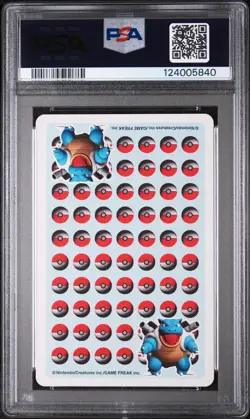 1998 POKEMON STADIUM BLUE VERSION PLAYING CARDS ACE OF DIAMONDS MOLTRES PSA 10 - Image 2