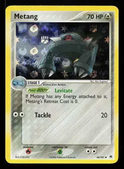Metang 44/101 Reverse Holo EX Hidden Legends Pokemon Card - Image 1