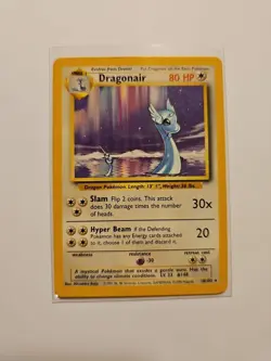 Pokemon TCG Dragonair Base Set Unlimited Rare Card 18/102 - Image 1