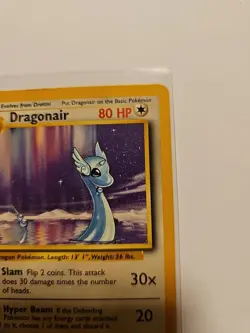 Pokemon TCG Dragonair Base Set Unlimited Rare Card 18/102 - Image 3