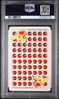 1998 POKEMON STADIUM YELLOW VERSION PLAYING CARDS JOKER PSYDUCK PSA 8 - Image 2