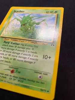 SCYTHER - 46/75 - NEO DISCOVERY - POKEMON CARD - LP - Image 3