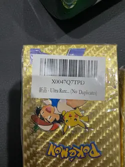 3 Pack Pokemon Card Foil GOLD PACK CARDS TCG GX Vmax GX Card Charizard 55Pcs - Image 3