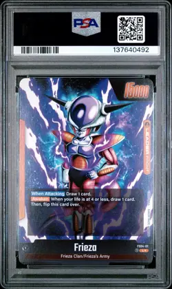 2024 DRAGON BALL SUPER PREMIUM CARD COLLECTION #FS04-01 FRIEZA PSA 10 - Image 2