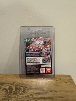 One Piece College Basketball US Voyage Luffy Card IN HAND - UNOPENED W/ Poster - Image 2